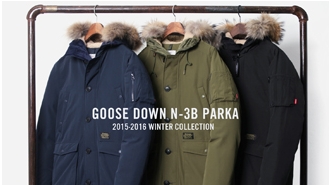 구스다운 N-3B PARKA 출시 안내.